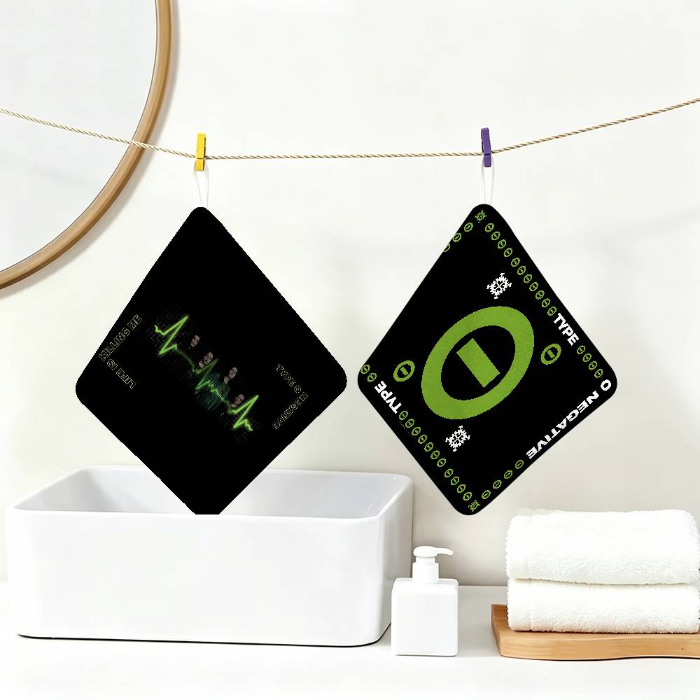 Commercial Printing Types - Rock Band T-Type O N-Negative Polyester-Baumwoll-Handtuch
