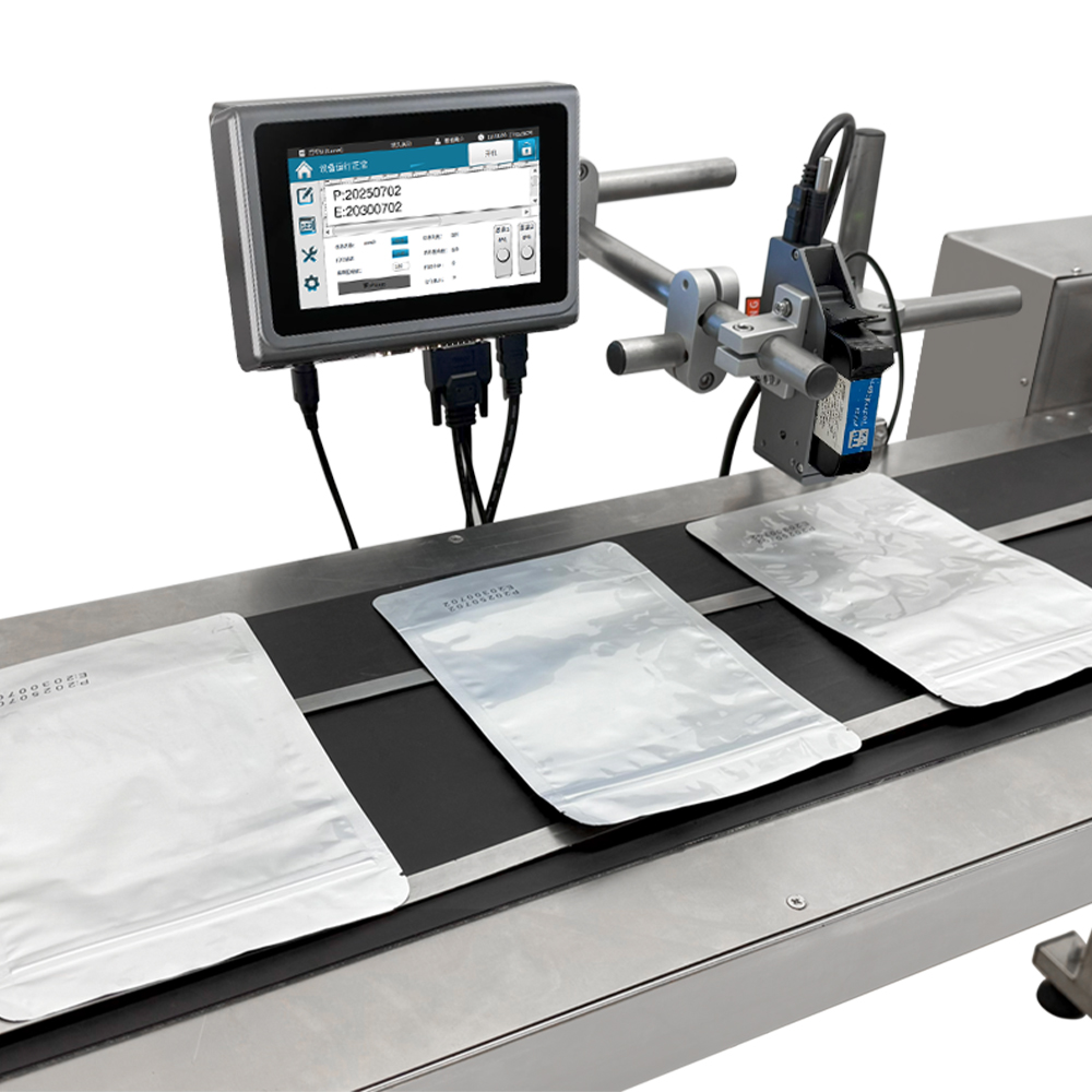 Commercial Printing Logo - Barcode-Datum-Logo-Druckmaschine, Industrieller Automatischer Tintenstrahldrucker für Plastiktüten