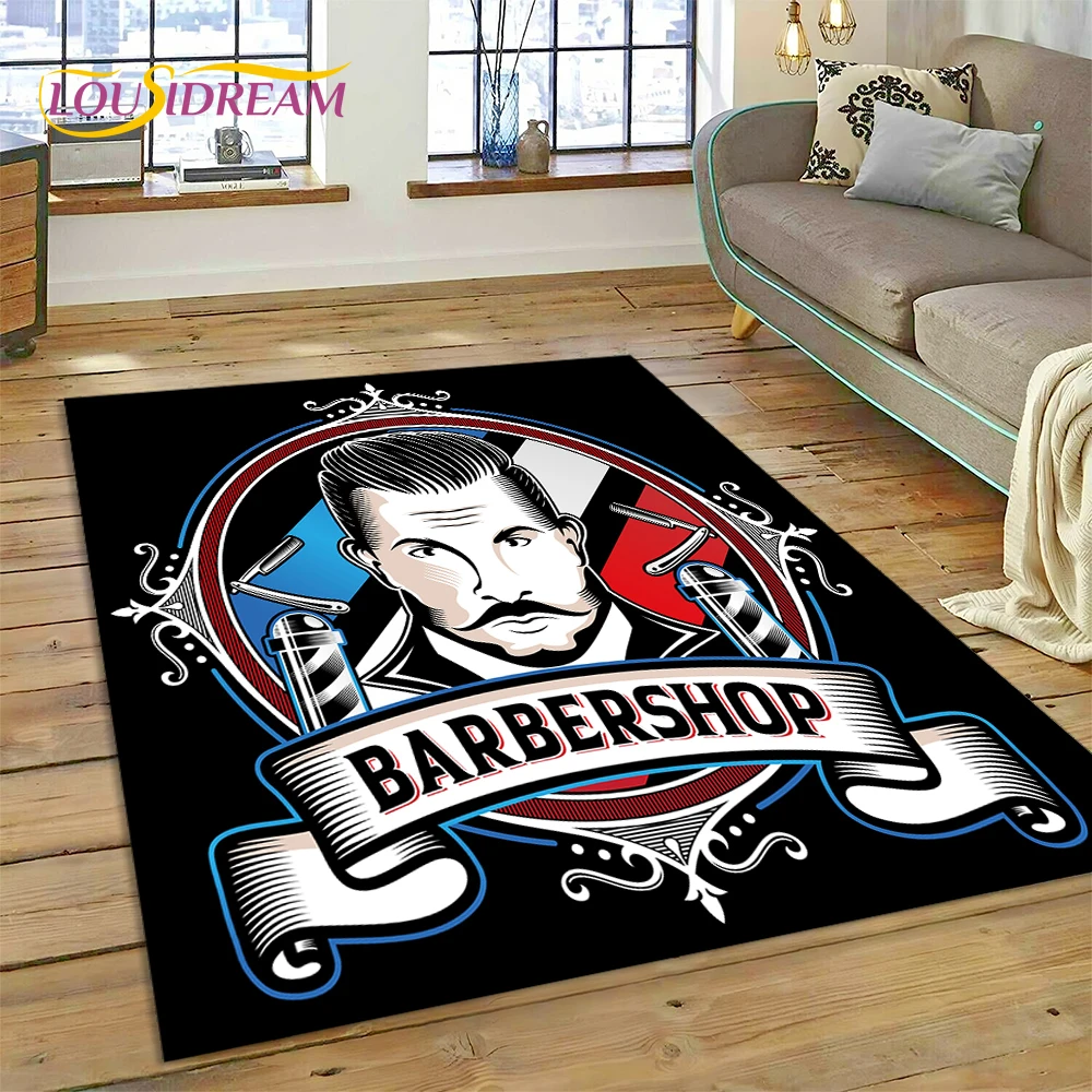 Commercial Printing Logo - Fashion Barber Shop Logo Totenkopf Vintage