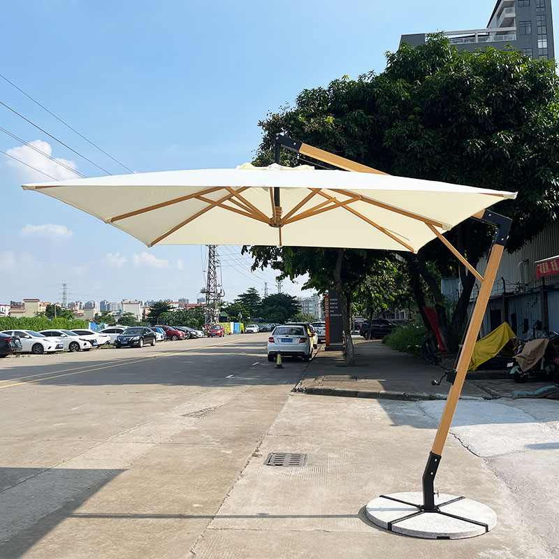 Commercial Printing Types - Chinesischer Fabrikhersteller Outdoor-Aluminium-Möbel-Sonnenschirme Kommerzieller Terrassen- und