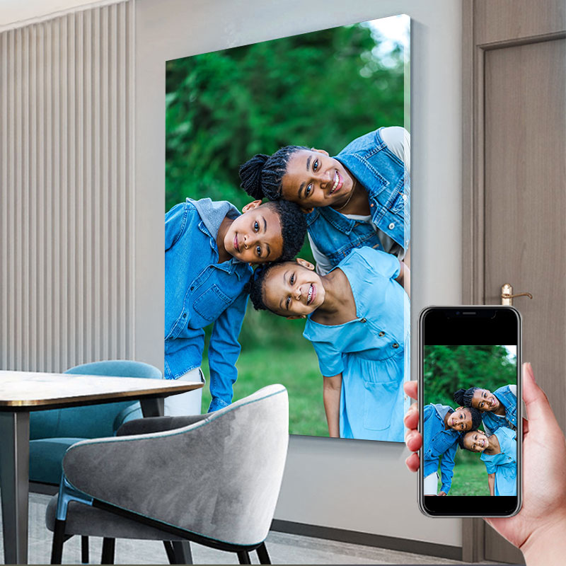 Commercial Printing Options - Individueller Fotodruck-Poster auf Massivholz DIY-Rahmen oder