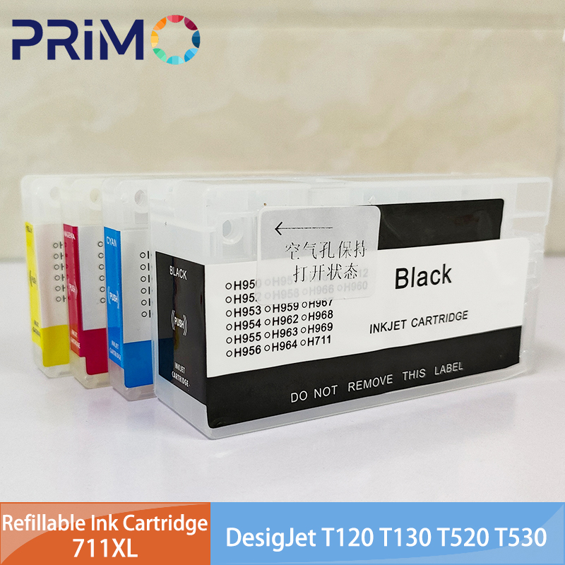 Solvent Printer Ink - 711 711XL nachfüllbare Tintenpatrone mit permanentem