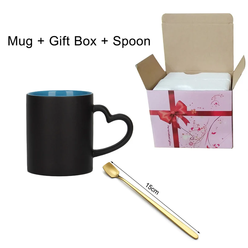 DIY foto innen Blau farbe Mug  – Sublimation Mug Blank Bewertung und Preis