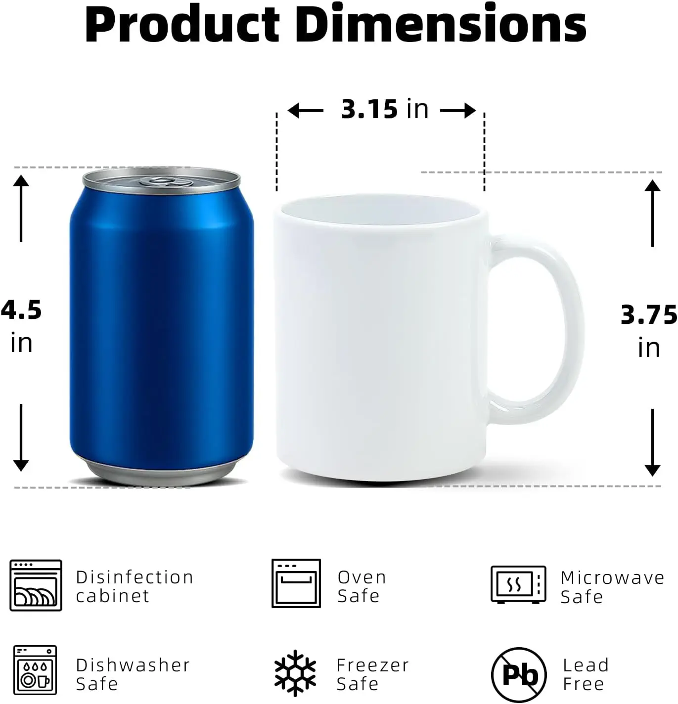 Sublimationsbecher 11 oz, Subl – Sublimation Mug Blank Bewertung und Preis
