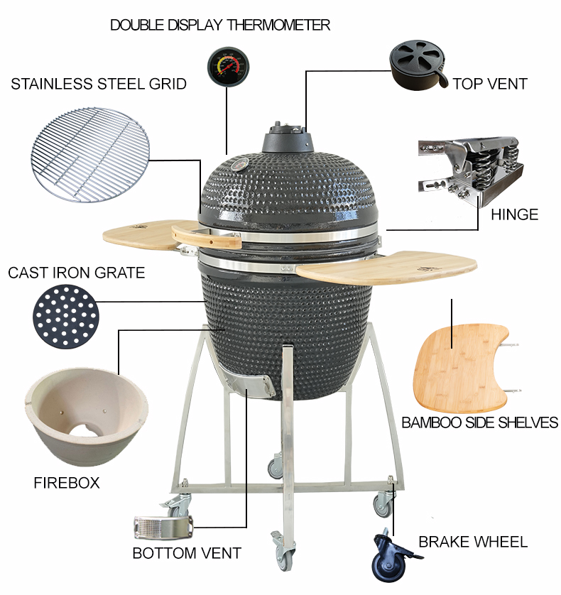 OEM Keramik-Grillrost mit Indi – Commercial Printing Logo Bewertung und Preis