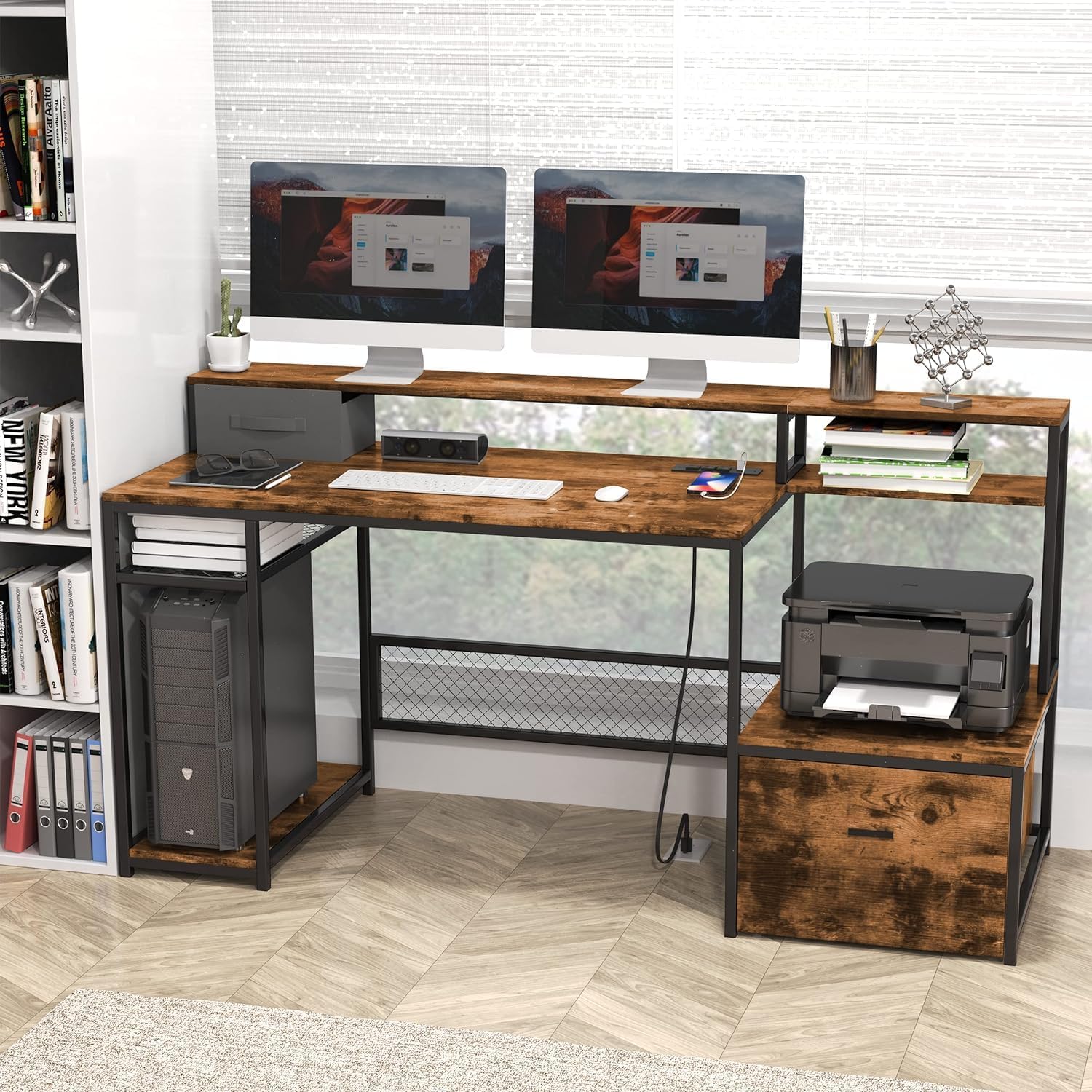 Moderner Computertisch mit Lad – Commercial Printer Bewertung und Preis