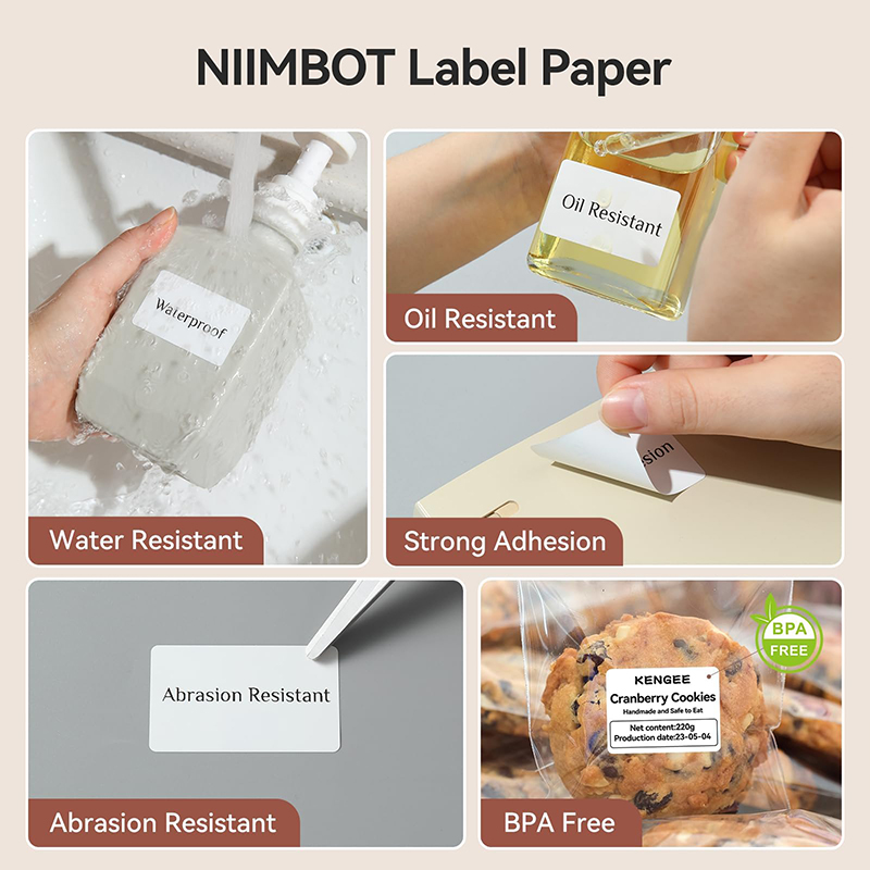 Niimbot 1/3/10 Rollen weißes T – Commercial Printing Types Bewertung und Preis