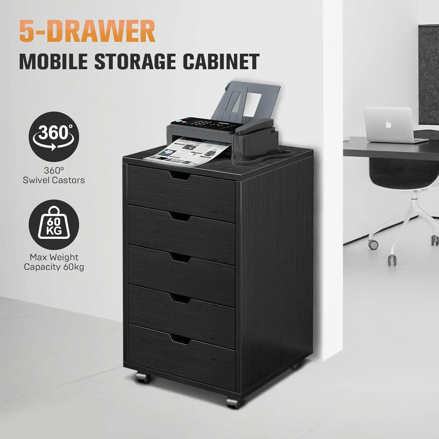 Aktenschrank mit 5 Schubladen, – Commercial Printer Bewertung und Preis