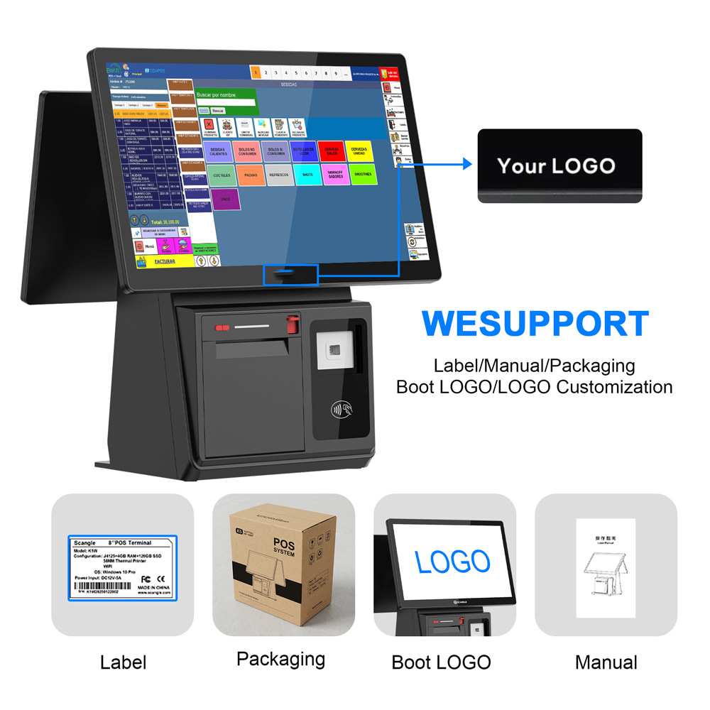 15-Zoll-Hochleistungs-Kassensy – Commercial Printing Options Bewertung und Preis