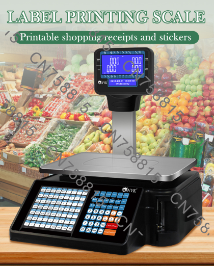 Elektronische Supermarkt-Waage – Commercial Printing Options Bewertung und Preis