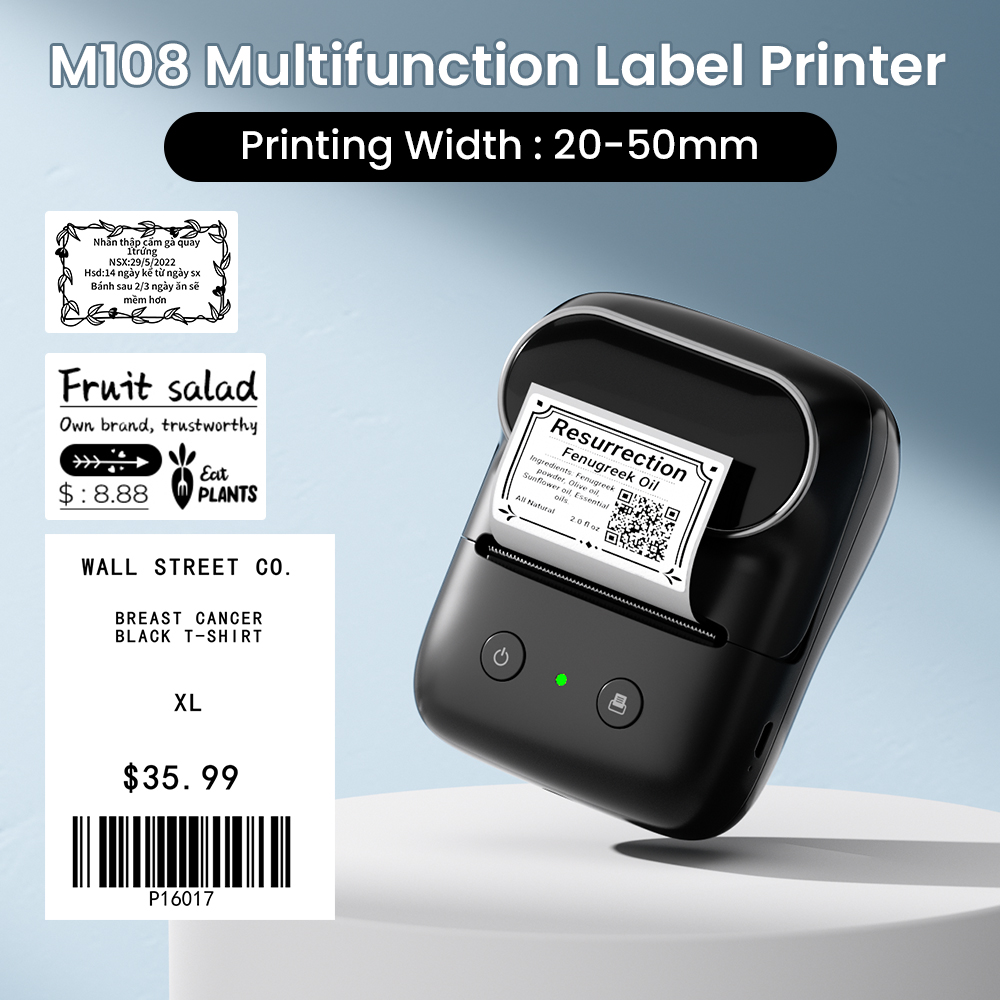 Phomemo M108 Tragbarer Etikett – Commercial Printing Types Bewertung und Preis