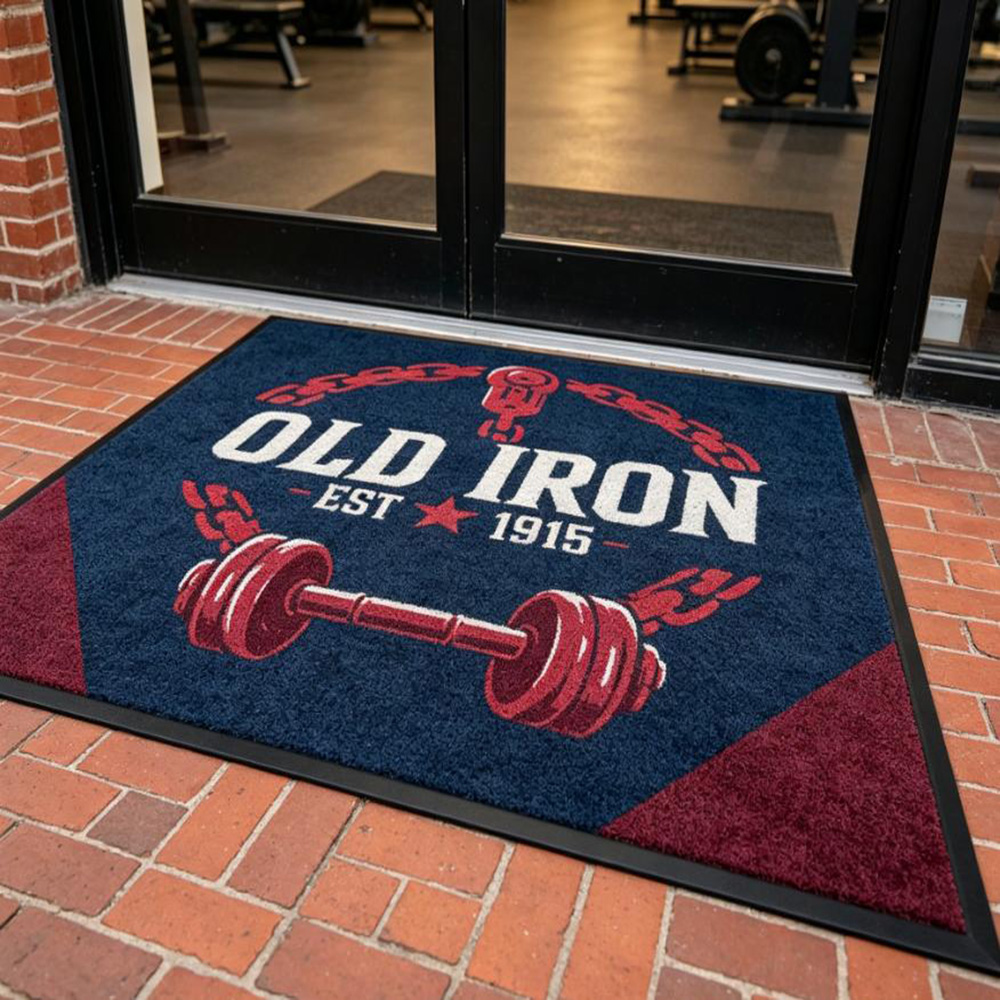 Fitness-Teppich mit individuel – Commercial Printing Logo Bewertung und Preis