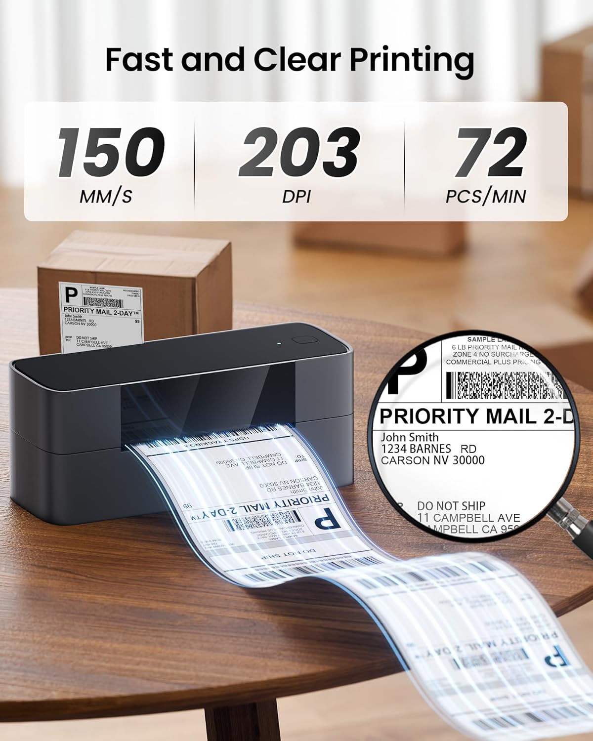 Markfield Versandetikett-Druck – Commercial Printing Types Bewertung und Preis