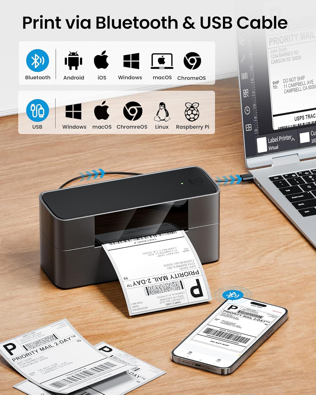 Markfield Versandetikett-Druck – Commercial Printing Types Bewertung und Preis