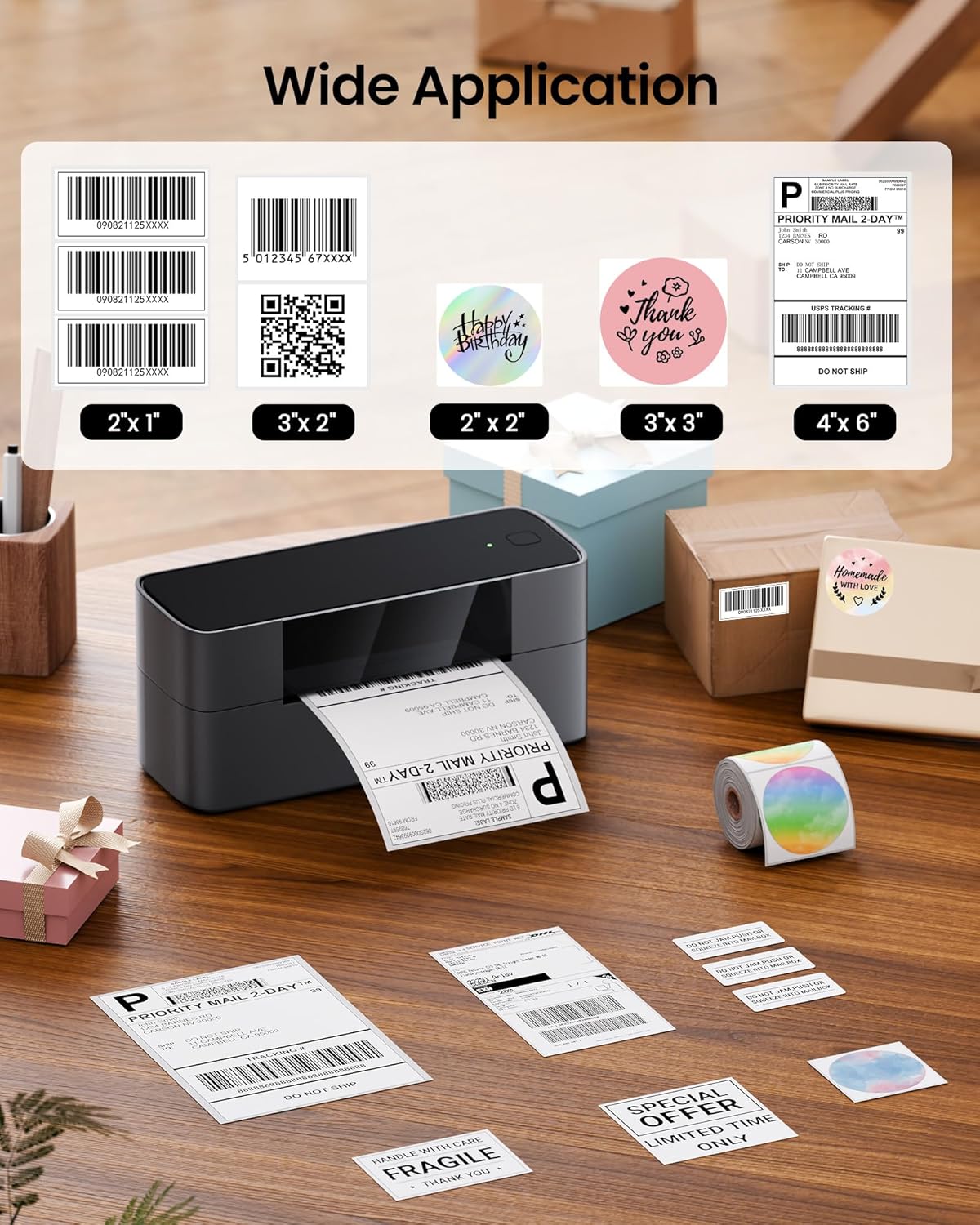 Markfield Versandetikett-Druck – Commercial Printing Types Bewertung und Preis